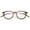 Tortoise Silver / Clear, variant on Vintage Inspired Horn Rimmed Glasses Ultra Thin Arms Round Clear Lens 48mm (Black Gold / Clear)