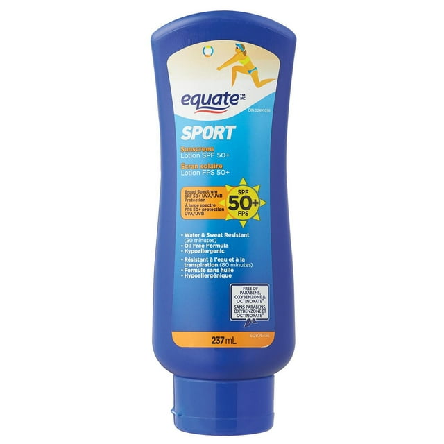 Equate Sport SPF 50+ Sunscreen Lotion