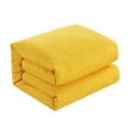 thumbnail image 4 of Chic Home Tayson 3-Piece Yellow Duvet Set, King, 4 of 12