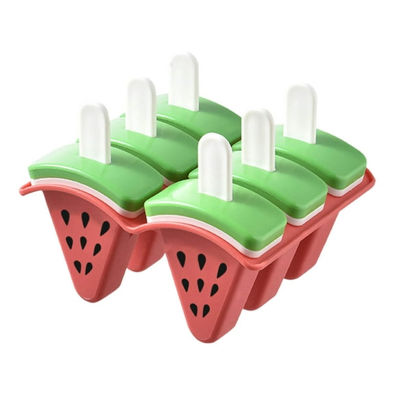 Nmdmisc Homemade Popsicle Molds Shapes Popsicle Molds Silicone Frozen Ice Popsicle Maker BPA Free Popsicle Mold Reusable Easy Release Ice Maker,6 Cavities