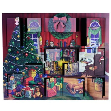 Byers Choice Fireside Wooden Advent Calendar Walmart com