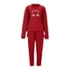 thumbnail image 2 of Gibobby Conjunto dama pants y sudadera afelpada Sudadera holgada de manga larga con estampado gráfico y chándal informal de forro polar para mujer(Rojo,G), 2 of 3