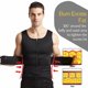 thumbnail image 3 of Paquete de 1 fajas moldeadoras de chaleco con cinturón doble para hombre, corsé de goma reforzado para el sudor, equipo deportivo para Fitness con cinturón para el vientre (XL), 3 of 4
