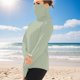 thumbnail image 1 of mfyjkho Tops Para Mujer, Camiseta Unisex De Verano Informal De Color Liso Con Mangas Largas De Seda Helada Y Protección Solar Tops Y Blusas Para Mujer Xxxxl, 1 of 8