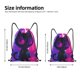 thumbnail image 2 of Fotbe Neon Toy Cat Reflections Bolsa Mochila con Cordón Estampada, Bolsa de Gimnasio Deportiva, Bolsa Cinch, Bolsa con Cordón para Hombres y Mujeres-Small, 2 of 6
