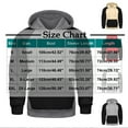 thumbnail image 3 of Sweatshirt For Men Sevevn Mens Color Blocking Hoodie Casual Fleece Lined Long Sleeve Pockets Hooded Hoodie, 3 of 8