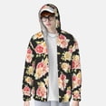 thumbnail image 2 of Vsdgher Rose Flowers Print Adult Hoodie Shirts Rash Guard for Men Women,Long Sleeve Sun Protection Fishing Shirts for Athletic Running Swim-X-Large, 2 of 7