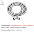 thumbnail image 3 of GustaveDesign Extra 6.6 Ft Long Stainless Steel Shower Hose Handheld Tub Replacement Bathroom, 3 of 8