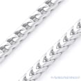 thumbnail image 2 of 2.5mm Franco Arrow-Link Italian Chain Necklace in .925 Sterling Silver w/ Rhodium, 2 of 2