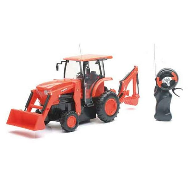NewRay NEWSS34123 Kubota Remote Controlled L6060 with Loader & Backhoe