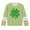 Mint Green-2, variant on Gfyviroh Kids Boys Girls St. Patrick's Day T-shirts Long Sleeve Comfortable Print Pullover Tops 3-14 Years Toddler Crew Neck Tee Shirts