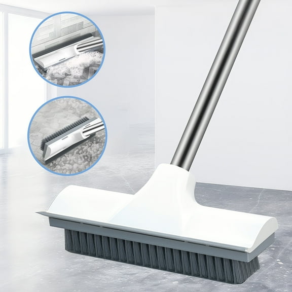 Tub Cleaner Brush  with Long Handle,Floor Scrub Brush,Extendable and Adjustable - from 20.07 to 48.81in,Stiff Bristles Floor Scrubber for Cleaning Tile Shower Bathroom Carpet Deck