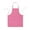 Pink, variant on Chef Kitchen Apron, 23"x28.5" Bib Apron with 2 Pockets for Cooking, Grilling, BBQ - Waterproof Work Apron, Durable Polyester Fabric, Resistant to Stains and Fading, Dark Blue