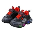 thumbnail image 4 of Quealent Boys Led Shoes Flashing Light Up Sneakers Red,Size 7, 4 of 5