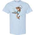 thumbnail image 3 of Inktastic Cute Cookie Cutter Baker Shark with Cookies T-Shirt, 3 of 5