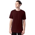 thumbnail image 1 of Hanes Mens Big ComfortWash Garment Dyed Short Sleeve Tee, M, Maroon, 1 of 1