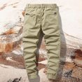 thumbnail image 4 of WEAIXIMIUNG Dress Pants Mens 34X32 Men's Work Pants with Pockets Casual Style Drawstring Trousers Sweatpants, 4 of 9