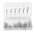 thumbnail image 2 of Dioche Pin Clip, 110pcs R-Type en Acier Inoxydable Galvanisé Vague Goupille Pin Outils à Main Accessoire, R Clip, 2 of 8