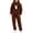 X185 Coffee, variant on Glisme Girls Outfit Set Graphic Print Long Sleeve Hooded Tops With Pants Outfit Halloween Casual Girls Set Size 2-3 Years Black