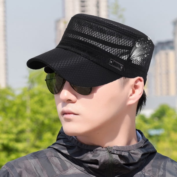 Comhats Unisex Mens Cotton Army Caps Military Hats Baseball Sun Hat Trucker Cadet Combat Cap For Men 61 63cm Green