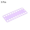 thumbnail image 3 of 5uds Bordado Seda Organizador Tarjetas 20 Posiciones PP Plástico 7.68 x 3.15 Cruz Punto Hilo Soporte para Coser Costura Hilo Soporte, Claro Púrpura, 3 of 7