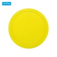thumbnail image 3 of Uxcell 82mm/3.2 Inch Air Hockey Pucks, Air Hockey Heavy Replacement Pucks, Yellow, 6 Pack, 3 of 6