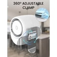 thumbnail image 6 of JELLOO USB Rechargeable Portable Cooling Device, Silent Mini Bladeless Cooler, Adjustable Speed Clip-on Design for Shirt, Waist, Outdoor Travel & Office, 6 of 10