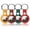Red Brown Yellow Green, variant on 4 Pack AirTag Holder, Airtag Keychain for Apple Air tag, Air Tag Holder Protective Tracker Cover for Backpacks, Keys, Bags, Pets, and Luggage (Multi-Color)