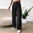 thumbnail image 2 of Sngxgn Womens Sweatpants Pockets High Waist Sporty Gym Fit Jogger Pants Lounge Trousers(Black,XXL), 2 of 7