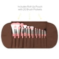 thumbnail image 3 of Bdellium Tools Professional Makeup Pink Bambu Series Deluxe 22pc. Brush Set with Roll-up Pouch, 3 of 3