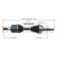 thumbnail image 5 of TrakMotive CV Axle Shaft GM-8038 Premium; OEM Replacement, 5 of 5