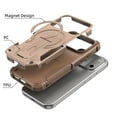thumbnail image 2 of Magnetic Case for iPhone 17 Pro 6.3" Compatible with MagSafe, Invisible Kickstand, Rugged Shockproof Phone Cover,Gold,For iPhone 17 Pro, 2 of 7