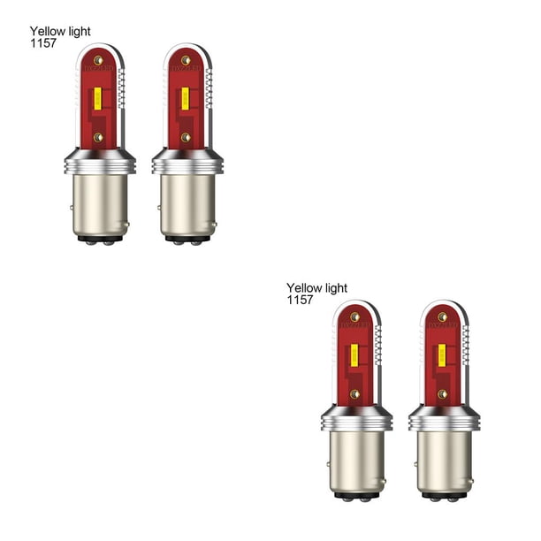Riwesomey 2 uds 30W LED 1156/1157 bombillas LED luces de señal de coche 12/24V 1200Lm lámpara de freno 1860 Chip 6500K T20/T25 accesorio de iluminación Type7 NO7 Riwesomey CBP175707