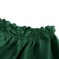 thumbnail image 6 of BXINGOHAI Womens Renaissance Victorian Peasant Ruffle Smocked Waist Boho Pirate Shirt Blouse Cosplay Costume Green XL, 6 of 7