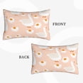 thumbnail image 4 of Fotbe Geese and Flower Pillow Cases - Envelope Closure - Luxury, Extra Soft, Cooling Pillow Covers - Wrinkle, Fade, Stain Resistant-20"x30", 4 of 9
