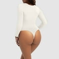 thumbnail image 5 of Ticikt Shapewear Bodysuit Tummy Control Body Shaper for Women Seamless Waist Snatching Shaper,Color:Beige,S, 5 of 7