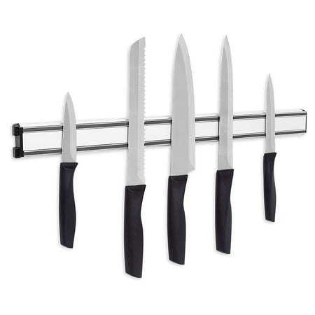 Internet’s Best Magnetic Knife Rack | 20 Inch | Knife Storage Bar Strip | Aluminum | Metal Knives, Utensils and Kitchen Sets (Best Metal For Throwing Knives)