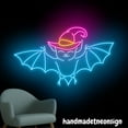 thumbnail image 5 of Handmadetneonsign Halloween Bat Neon Sign, Halloween Led light, Bat Wall Art Decor, Halloween Decor 68281, 5 of 5