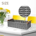 thumbnail image 2 of Cesta de almacenamiento STOBSK, cestas de mimbre para organizar, color gris claro, 2 of 8