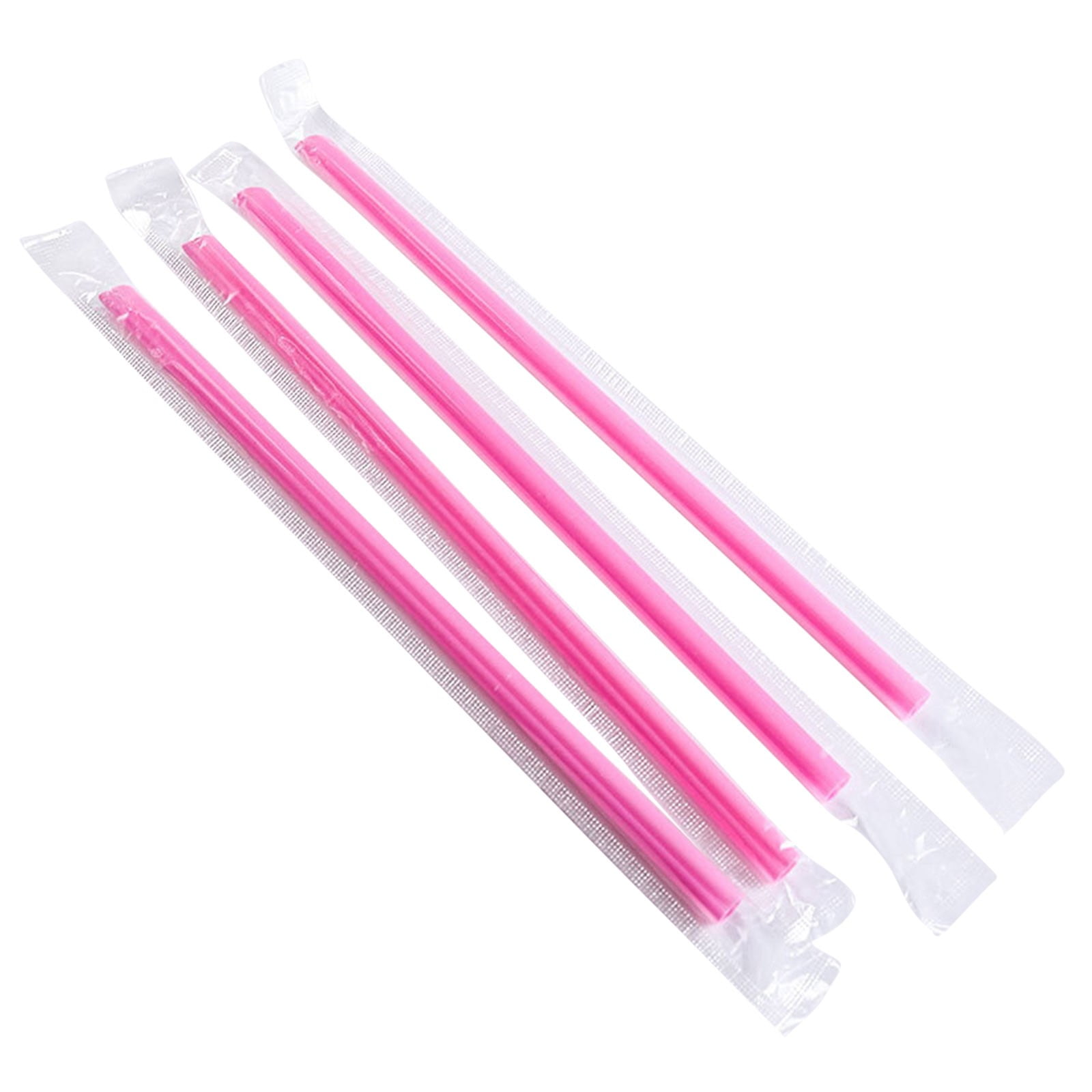 The best MOON Jumbo Smoothie Straws Heart shaped Pink Straws Disposable  Drinking cute straws Individually Wrapped Pink Plastic Straws milkshake