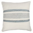 thumbnail image 2 of Ox Bay Petra 20" x 20" Blue/White Striped Reversible Indoor/Outdoor Adult Decorative Throw Pillow Cover, 2 of 7