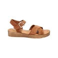 thumbnail image 2 of Bella Vita Womens Car-Italy Suede Criss-Cross Front Wedge Sandals, 2 of 3