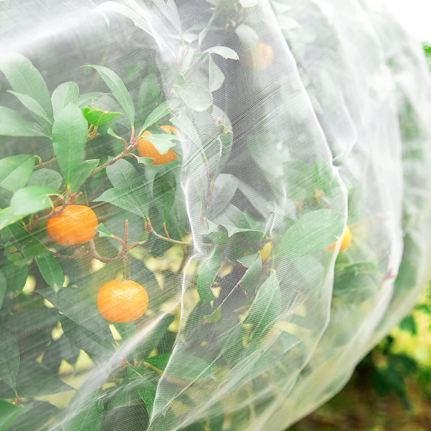 Insect Bird Barrier Netting Mesh- 20 x 10 Feet Garden Bug Netting Plant Cover for Protect Plant Fruits Flower from Insect Bird Eating