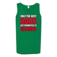 thumbnail image 2 of Wild Bobby,Only The Best Dads Get Promoted to Grampa, Father's Day, Men Graphic Tank Top, Kelly, Medium, 2 of 3