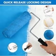 thumbnail image 6 of 33PCS Paint Roller Kit with 4-Section Pole, 9'' Roller Trays, Heavy-Duty Handles, Microfiber Paint Rollers, Brushes, Drop Cloth, House Painting Tools for Walls, Ceilings & Home Renovation, 6 of 9