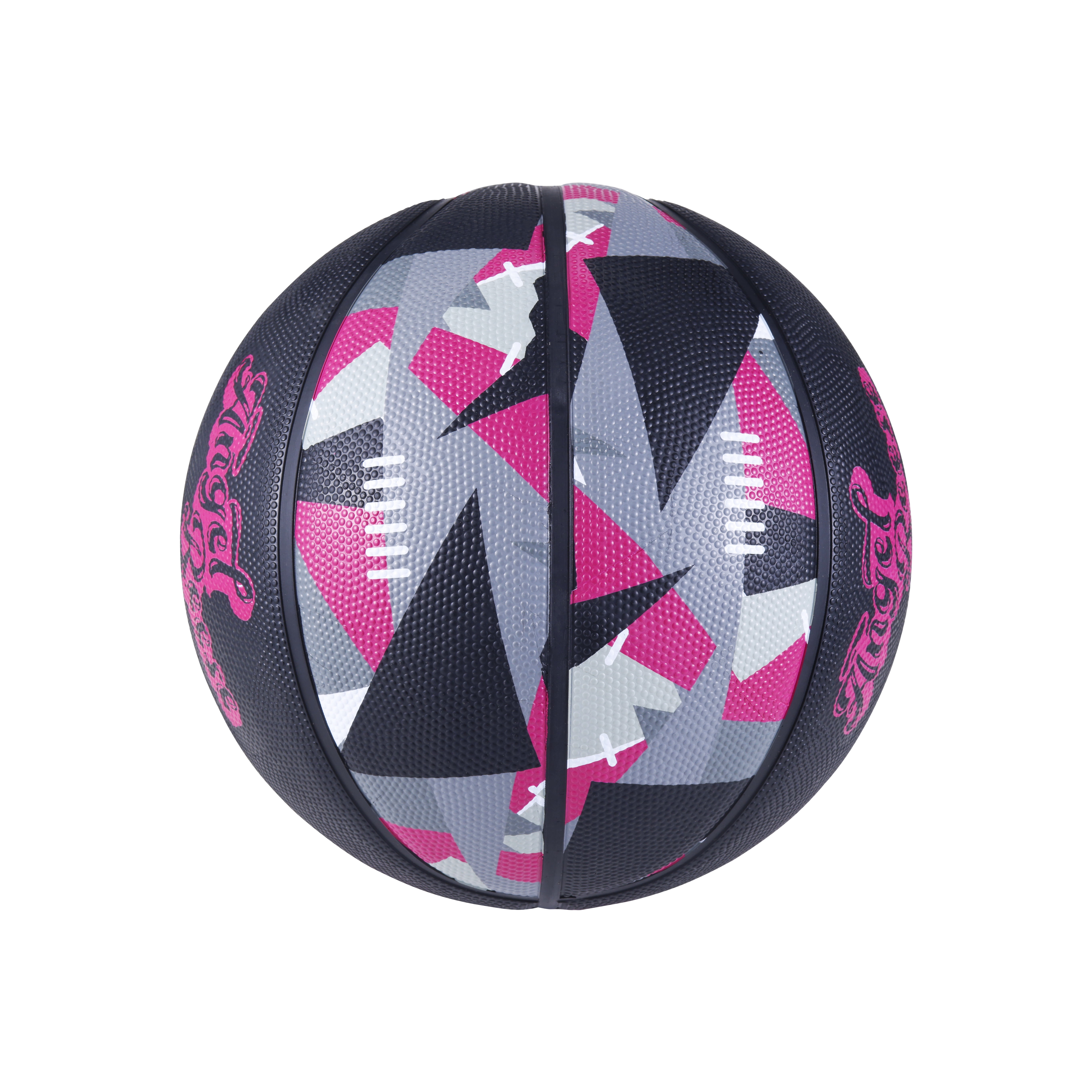 Angel Reese Signature Basketball 28.5” – Outdoor Rubber Ball for Youth & Teens, Colorful Street Style Design, Intermediate Size 6, Official Grip & Bounce