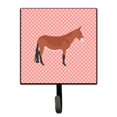 thumbnail image 1 of "Treasures Mule Pink Check Wall Hook, Small, Multicolor" Caroline's Treasures BB7845SH4, 1 of 1