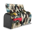 thumbnail image 3 of Wukai Colorful Bulldog Duo Mailbox Covers for Garden Outdoor Decor,Waterproof Post Box Cover 21x18 in& 25.5x21 in-, 3 of 8