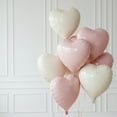 thumbnail image 3 of 12 PCS 18inch Heart Foil Balloons Pink Heart Balloon White Heart Balloon for Birthday Party Valentines Day Wedding Anniversary Decorations, 3 of 5