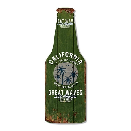 

Clearance Beer Bottle Wooden Sign Pendant Holiday Casual Style Bar Home Decoration